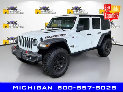 Orange 2021 Jeep Wrangler Unlimited Rubicon for sale in Michigan Center, MI