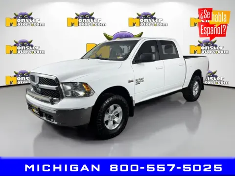 White 2019 Ram 1500 Classic SLT for sale in Michigan Center, MI
