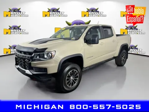 Beige 2021 Chevrolet Colorado ZR2 for sale in Michigan Center, MI
