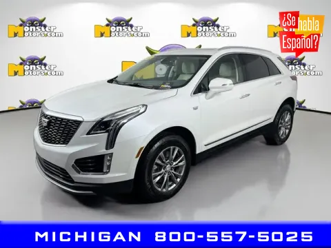 White 2022 Cadillac XT5 Premium Luxury for sale in Michigan Center, MI