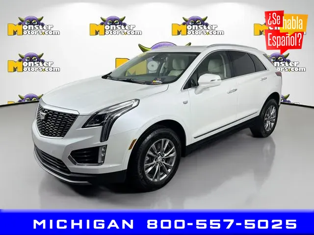 White 2022 Cadillac XT5 Premium Luxury for sale in Michigan Center, MI