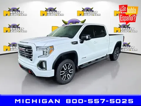 White 2022 GMC Sierra 1500 Limited AT4 for sale in Michigan Center, MI