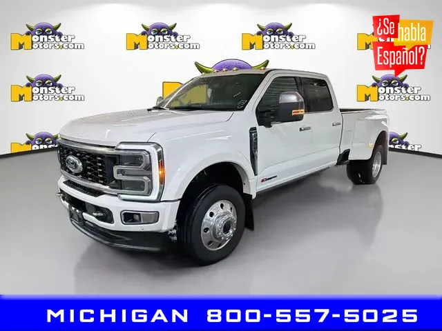 Gray 2024 Ford F-450SD Platinum for sale in Michigan Center, MI