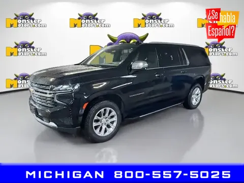 Black 2023 Chevrolet Suburban Premier for sale in Michigan Center, MI