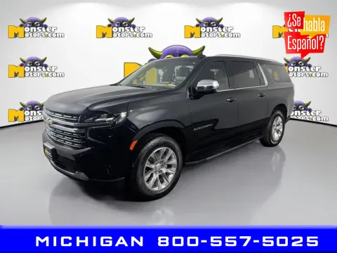 Black 2023 Chevrolet Suburban Premier for sale in Michigan Center, MI