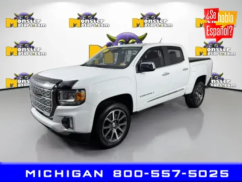 White 2021 GMC Canyon Denali for sale in Michigan Center, MI