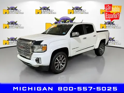 White 2021 GMC Canyon Denali for sale in Michigan Center, MI