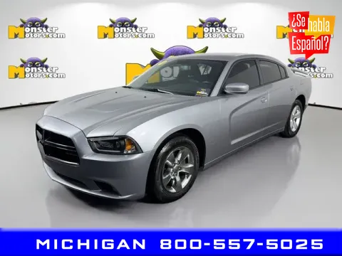 Silver 2014 Dodge Charger SXT for sale in Michigan Center, MI