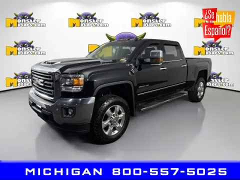 Blue 2019 GMC Sierra 2500HD SLT for sale in Michigan Center, MI