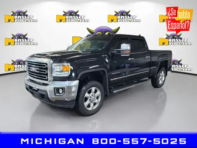 Blue 2019 GMC Sierra 2500HD SLT for sale in Michigan Center, MI