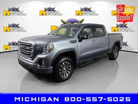 Blue 2019 GMC Sierra 1500 AT4 for sale in Michigan Center, MI
