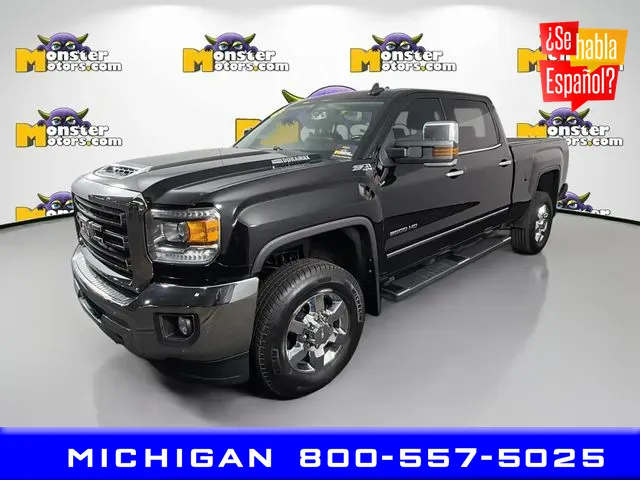 Blue 2019 GMC Sierra 2500HD SLT for sale in Michigan Center, MI