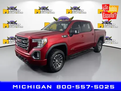 Red 2021 GMC Sierra 1500 AT4 for sale in Michigan Center, MI
