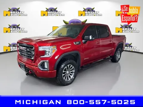 Red 2021 GMC Sierra 1500 AT4 for sale in Michigan Center, MI
