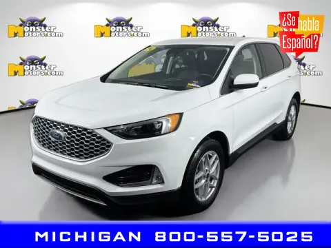 White 2024 Ford Edge SEL for sale in Michigan Center, MI