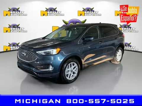 Blue 2024 Ford Edge SEL for sale in Michigan Center, MI