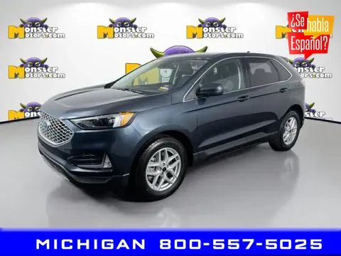 Blue 2024 Ford Edge SEL for sale in Michigan Center, MI