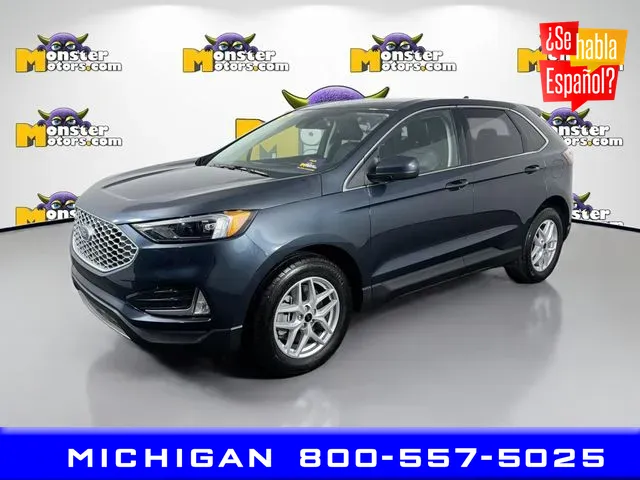 Blue 2024 Ford Edge SEL for sale in Michigan Center, MI