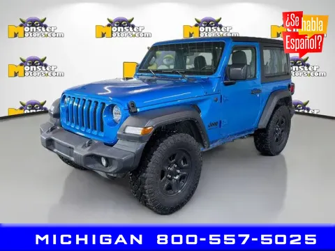 Blue 2023 Jeep Wrangler Sport for sale in Michigan Center, MI