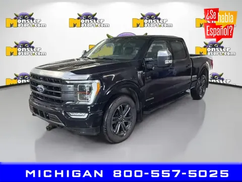 Black 2021 Ford F-150 Lariat for sale in Michigan Center, MI