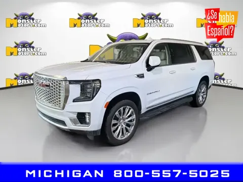 Blue 2024 GMC Yukon XL Denali for sale in Michigan Center, MI