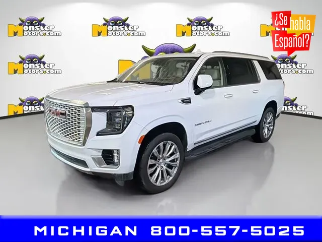 Blue 2024 GMC Yukon XL Denali for sale in Michigan Center, MI