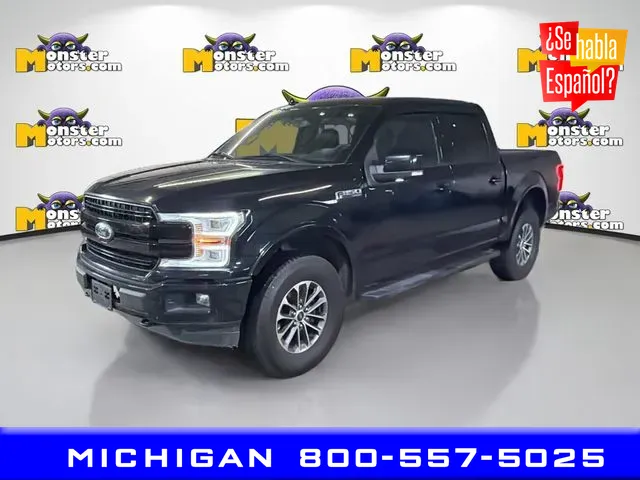 Black 2018 Ford F-150 Lariat for sale in Michigan Center, MI