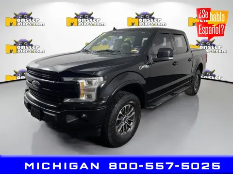 Black 2018 Ford F-150 Lariat for sale in Michigan Center, MI