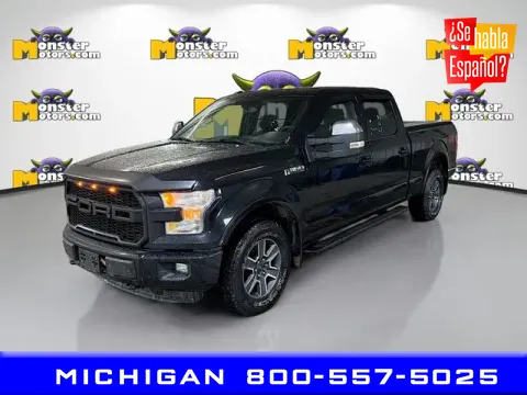 Black 2016 Ford F-150 for sale in Michigan Center, MI