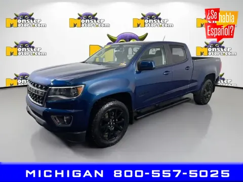 Blue 2019 Chevrolet Colorado LT for sale in Michigan Center, MI