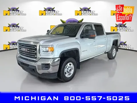 Silver 2017 GMC Sierra 2500HD SLE for sale in Michigan Center, MI
