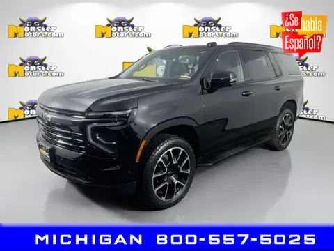 Black 2025 Chevrolet Tahoe RST for sale in Michigan Center, MI