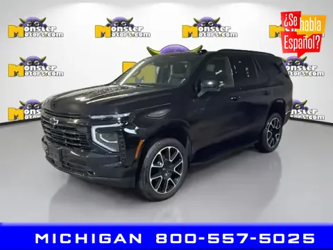 Black 2025 Chevrolet Tahoe RST for sale in Michigan Center, MI