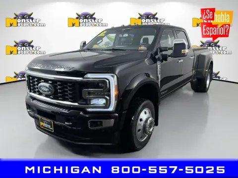 Black 2024 Ford F-450SD Platinum for sale in Michigan Center, MI