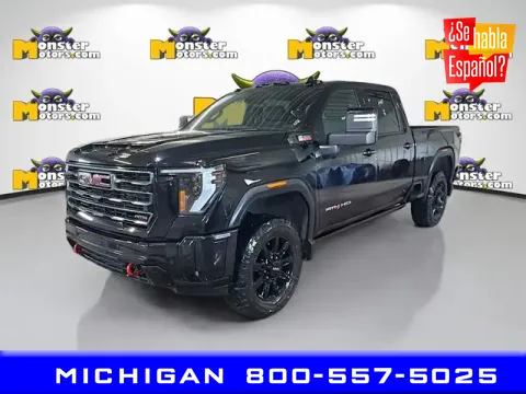 Black 2025 GMC Sierra 2500HD AT4 for sale in Michigan Center, MI