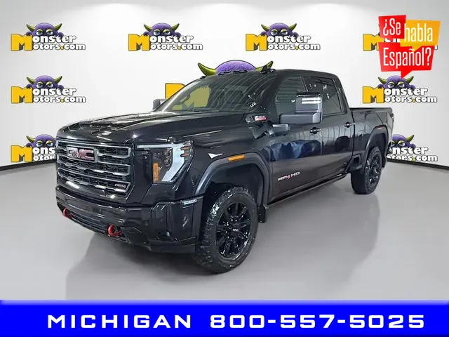 Black 2025 GMC Sierra 2500HD AT4 for sale in Michigan Center, MI