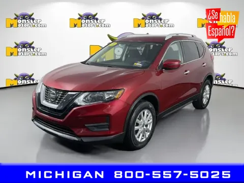 Red 2020 Nissan Rogue S for sale in Michigan Center, MI