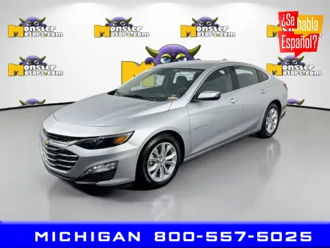 Silver 2021 Chevrolet Malibu LT for sale in Michigan Center, MI