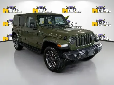 Another view of 2021 Jeep Wrangler Unlimited Sahara for sale in Michigan Center, MI at Monster Motors - Jackson, MI