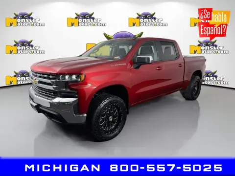 Blue 2021 Chevrolet Silverado 1500 LT for sale in Michigan Center, MI
