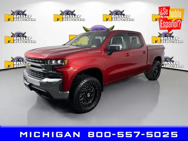 Blue 2021 Chevrolet Silverado 1500 LT for sale in Michigan Center, MI