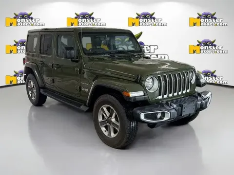 Another view of 2021 Jeep Wrangler Unlimited Sahara for sale in Michigan Center, MI at Monster Motors - Jackson, MI