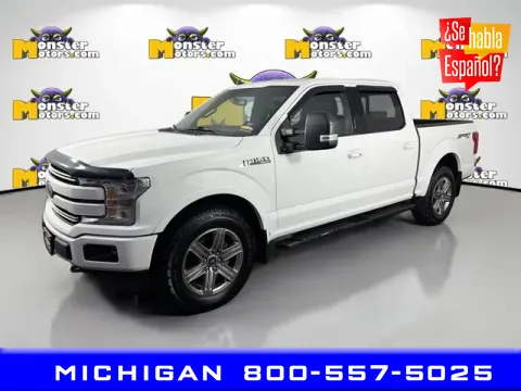 Blue 2019 Ford F-150 Lariat for sale in Michigan Center, MI