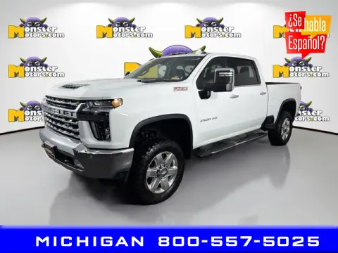 Blue 2020 Chevrolet Silverado 2500HD LTZ for sale in Michigan Center, MI