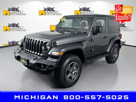 Gray 2021 Jeep Wrangler Sport S for sale in Michigan Center, MI