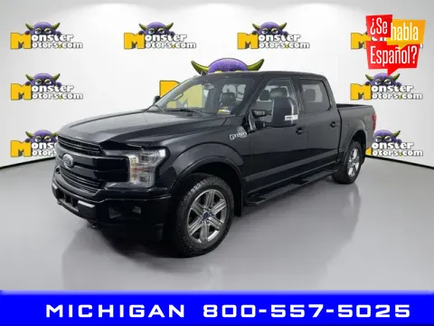 Black 2018 Ford F-150 Lariat for sale in Michigan Center, MI