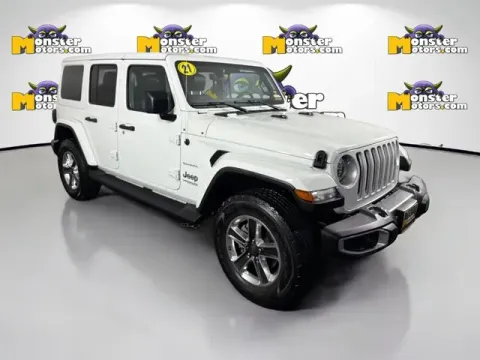 Another view of 2021 Jeep Wrangler Unlimited Sahara for sale in Michigan Center, MI at Monster Motors - Jackson, MI