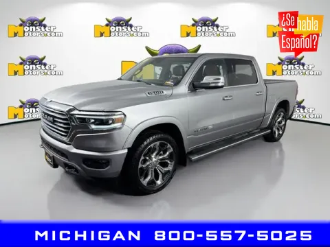 Silver 2022 Ram 1500 Laramie Longhorn for sale in Michigan Center, MI