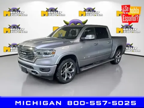 Silver 2022 Ram 1500 Laramie Longhorn for sale in Michigan Center, MI