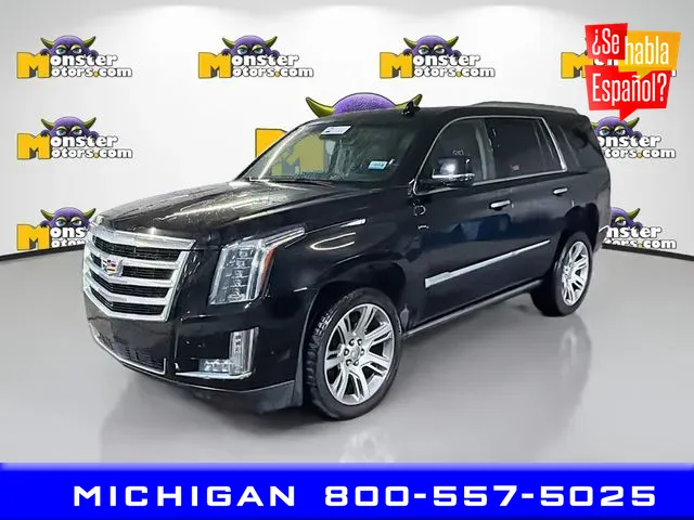Black 2017 Cadillac Escalade Premium Luxury for sale in Michigan Center, MI